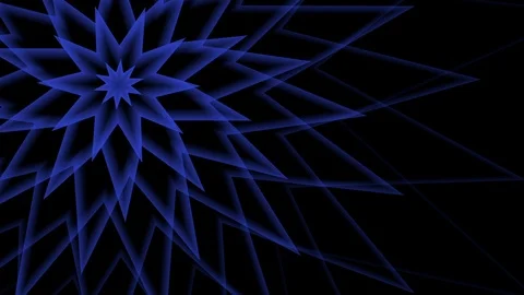 Abstract stars background loop over black background Stock Footage 124228477