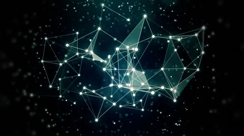Abstract Stars Constellation in Motion Vidéo 46081048