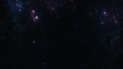 Abstract stars floating in space Stock Footage 259859198