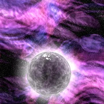 Abstract stars nebula generated texture Stock Illustration