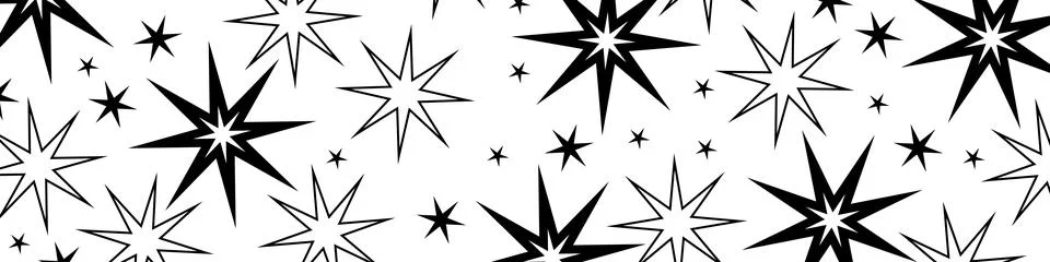 Abstract stars pattern on backdrop. Geometric forms background. Modern vector Stock Illustration