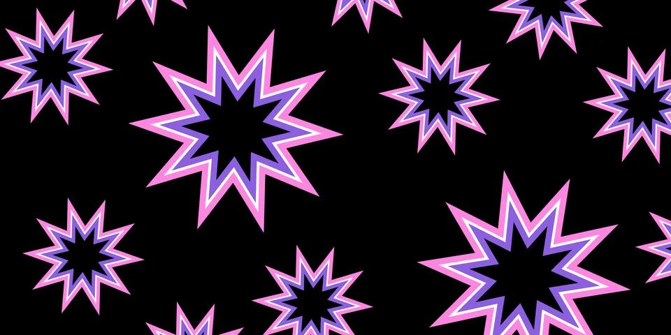 Abstract stars pattern on backdrop. Geometric forms background. Modern vector Stock Illustration