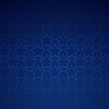 Abstract of stars pattern geometric on gradient blue background. Stock Illustration