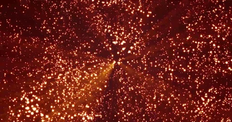 Abstract Stars Revolution Loop Video stock 90012326