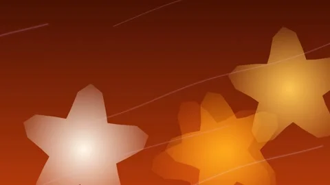 Abstract Stars on Warm Gradient Background Stock Footage 331723828