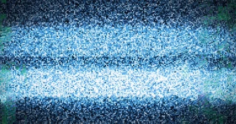 Abstract static glitch pattern shifting across transparent background, creating Stock Footage 317668843
