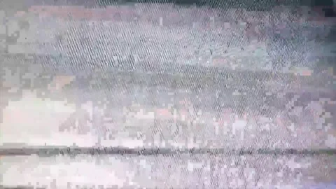 Abstract Static TV Noise Pixelated Texture in Gray White Tones Stock Footage 341371476