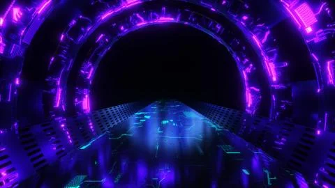 The abstract station Stock Illustration