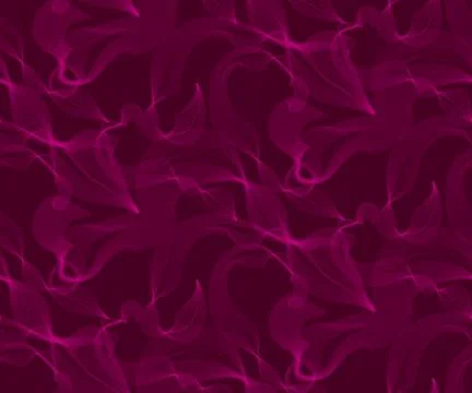 Abstract steam and smoke vector illustration. Abstract curve seamless pattern Stock Illustration