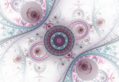 Abstract steampunk design, mechanical design, cogwheel engine. Modern fractal Illustrazione stock