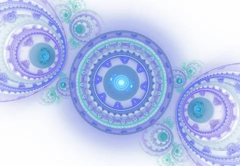 Abstract steampunk design, mechanical design, cogwheel engine. Modern fractal Ilustración de archivo