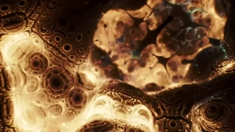 Abstract Steampunk Gears and Cogs Moving with Smoke Stock Footage 313348673