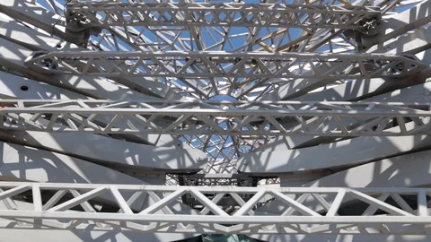 Abstract steel pattern architecture Stock Footage 127637692