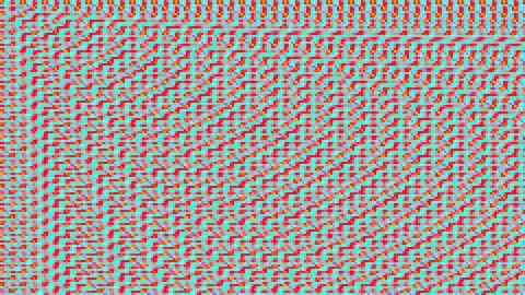 Abstract Stereogram 3D Hidden Image Pattern with Colorful Geometric Shapes Stock Footage 332563344