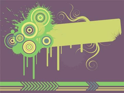 Abstract sticker Stock Illustration