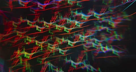 Abstract stock market data Stock Footage 155967069