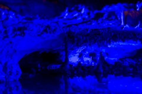Abstract stone cave background Stock Photos