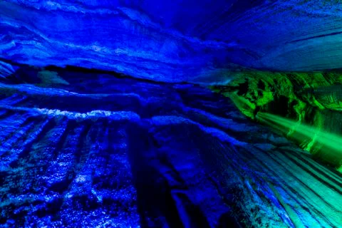 Abstract stone cave background Stock Photos