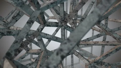 Abstract stone construction. Seamless loop Stock Footage 47539700