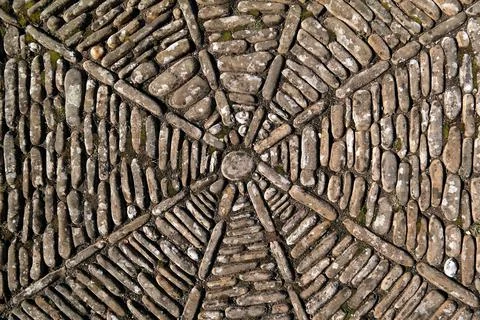 Abstract stone pavement background Stock Photos