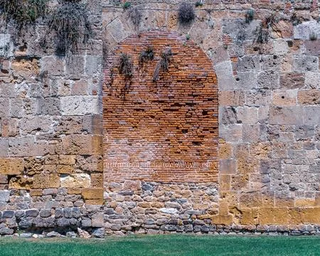 Abstract Stone Wall Background Stock Photos