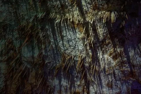 Abstract stones inside Prometheus Cave Stock Photos