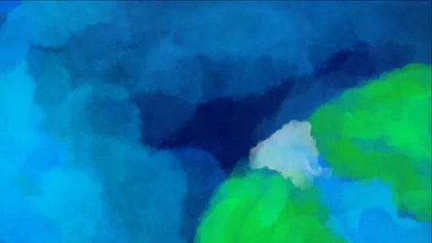 Abstract Stop Motion Style 2D animation, World, City, Pollution, Earth, Co2   Stock Footage 170386579