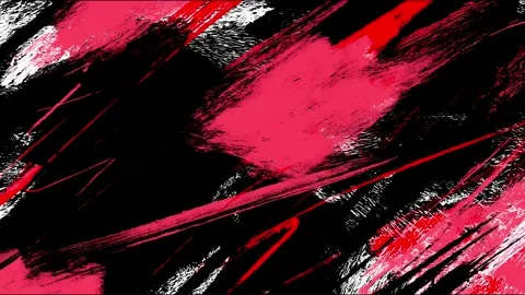 Abstract stopmotion animation with red and black artistic backgrounds in 4k Stock Footage 315347723
