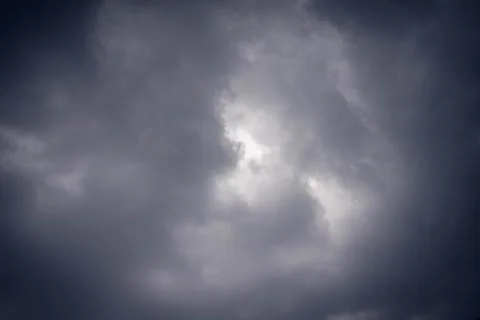 Abstract stormy dark cloud background Stock Photos