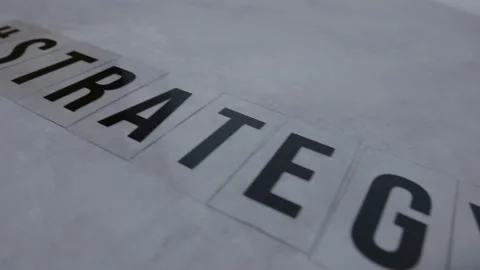 Abstract strategy video opening scene. Symbol image for strategic planning. Stock Footage 228875782