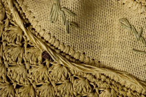 Abstract straw background Stock Photos