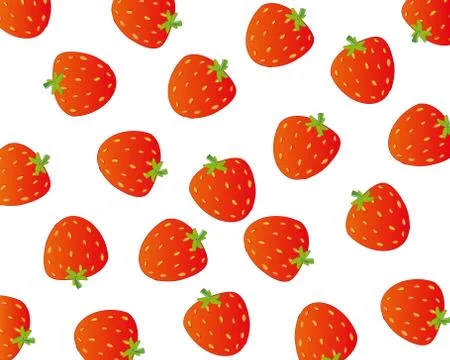Abstract strawberry background Stock Illustration