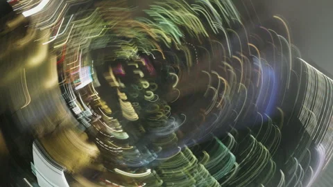 Abstract streaks of light. Stock Footage 287597543