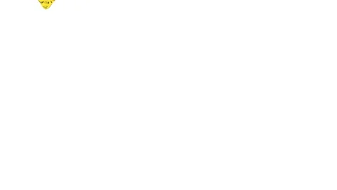 Abstract stream of liquid gold crashes falling from a height on a white Stock Footage 124742090