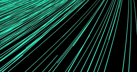 An abstract stream of luminous tracks weaves a mesmerizing pattern, filling Stock Footage 324825645