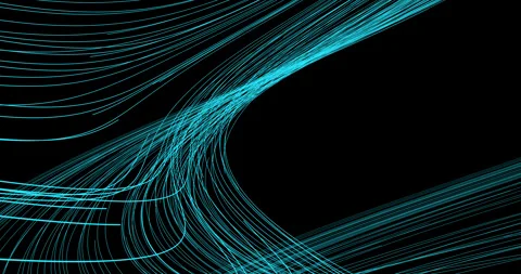 An abstract stream of luminous tracks weaves a mesmerizing pattern, filling Stock Footage 324826117