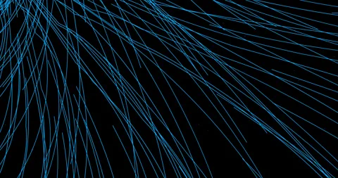 An abstract stream of luminous tracks weaves a mesmerizing pattern, filling Stock Footage 324826794