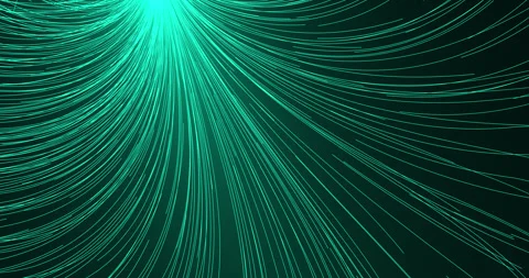 An abstract stream of luminous tracks weaves a mesmerizing pattern, filling Stock Footage 324831600