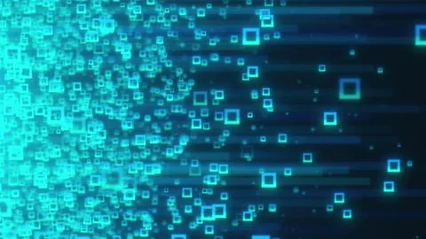 Abstract streaming data Stock Illustration