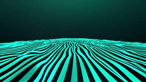 Abstract String Line animation Background. Flowing structure from colorful .. Stock Footage 253995774