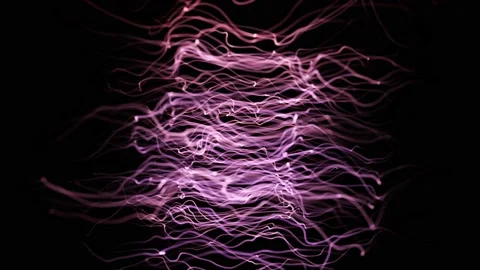 Abstract Strings Waving Fx Background Loop Stock Footage 168471385