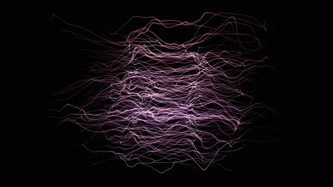 Abstract Strings Waving Fx Background Loop Stock Footage 168471386
