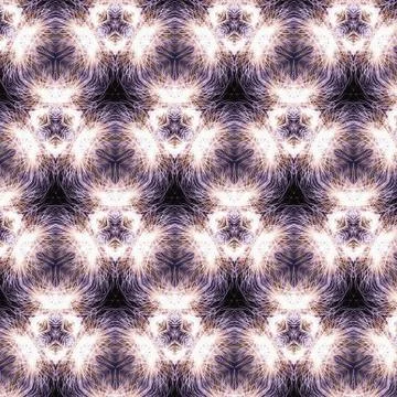 Abstract stringy radiant kaleidoscope background Stock Illustration