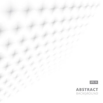 Abstract stripe background white geometric shapes perspective pattern. Stock Illustration