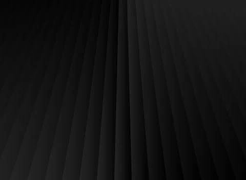 Abstract stripe geometric perspective vertical lines black and gray gradient Stock Illustration