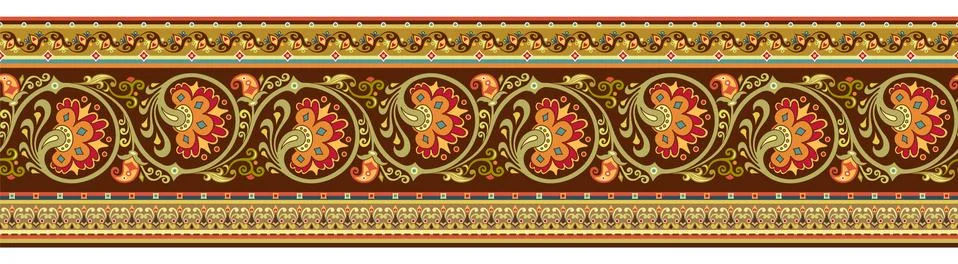 Abstract stripe pattern, ornamental background Stock Illustration