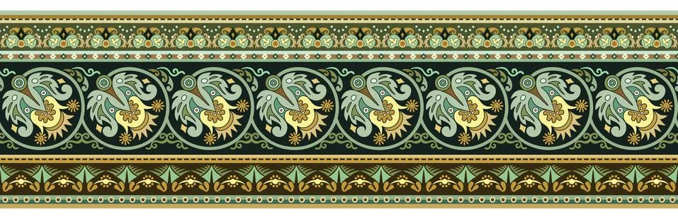 Abstract stripe pattern, ornamental background 스톡 일러스트