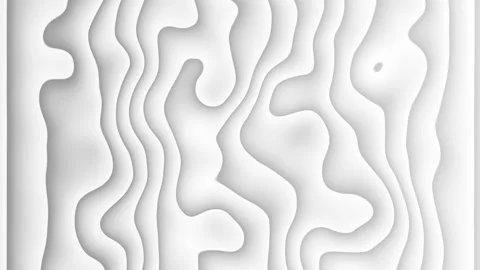 Abstract stripe, smooth wavy line motion background Vídeo Stock 258628394
