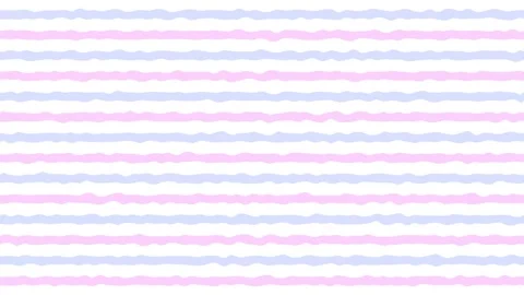 Abstract striped background animation waving pink and blue lines seamless loop Video stock 273259268