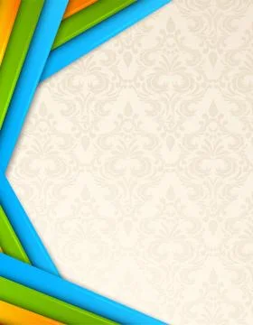 Abstract striped background Stock Illustration